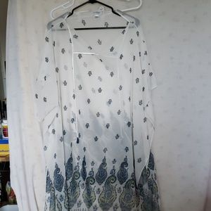 Plus size poncho shirt